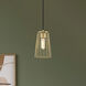 Liana 1 Light 6 inch Brushed Gold Pendant Ceiling Light
